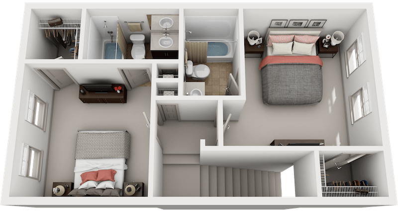 Freedom_TwoBedroom floor plan
